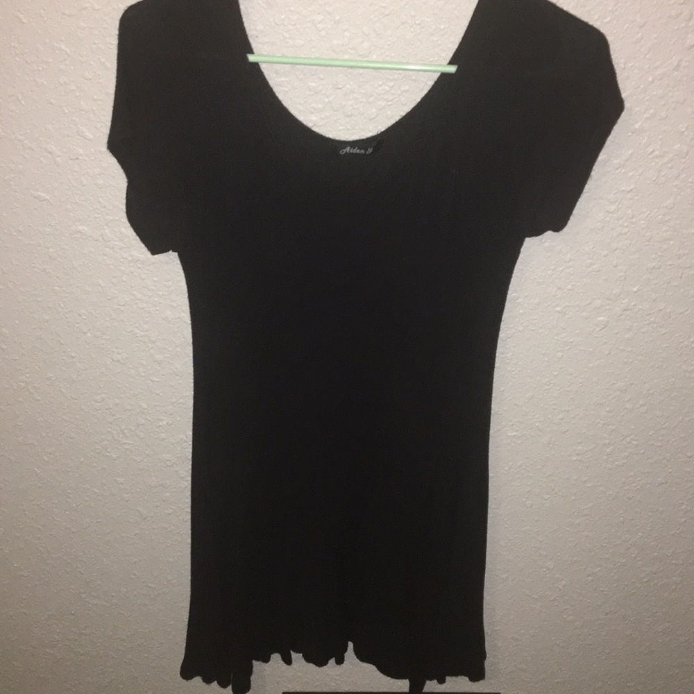 Black t-shirt dress